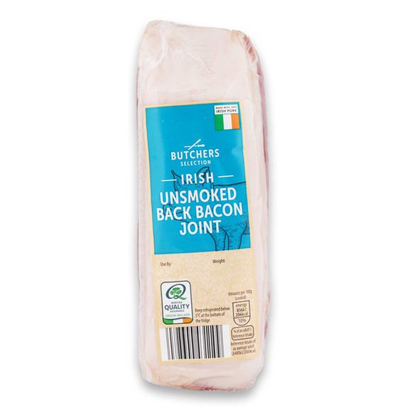 Irish Unsmoked Back Bacon Joint 700g Butcher's Selection